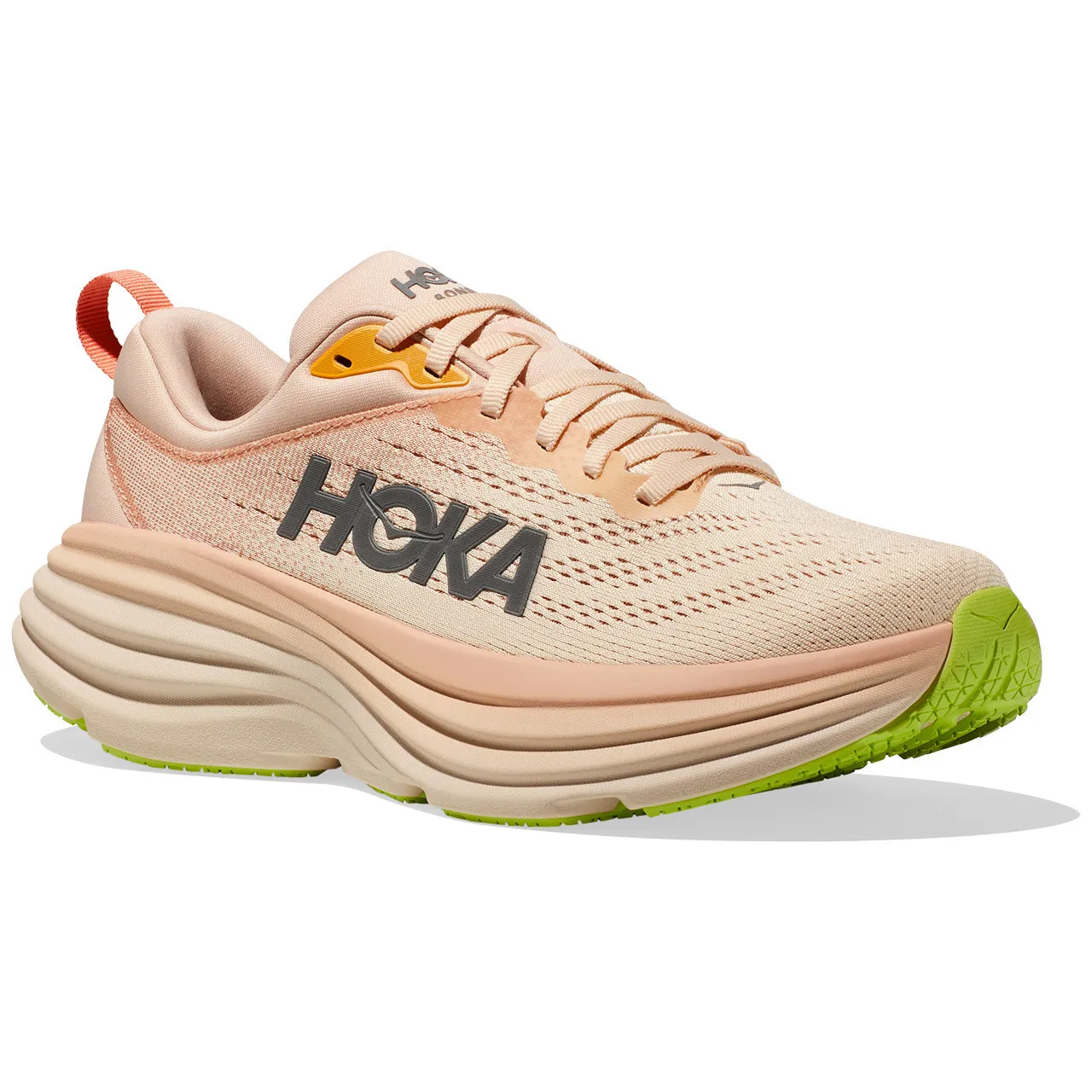 HOKA ONE ONE Women's Bondi 8 - Cream / Vanilla (Wide Width)