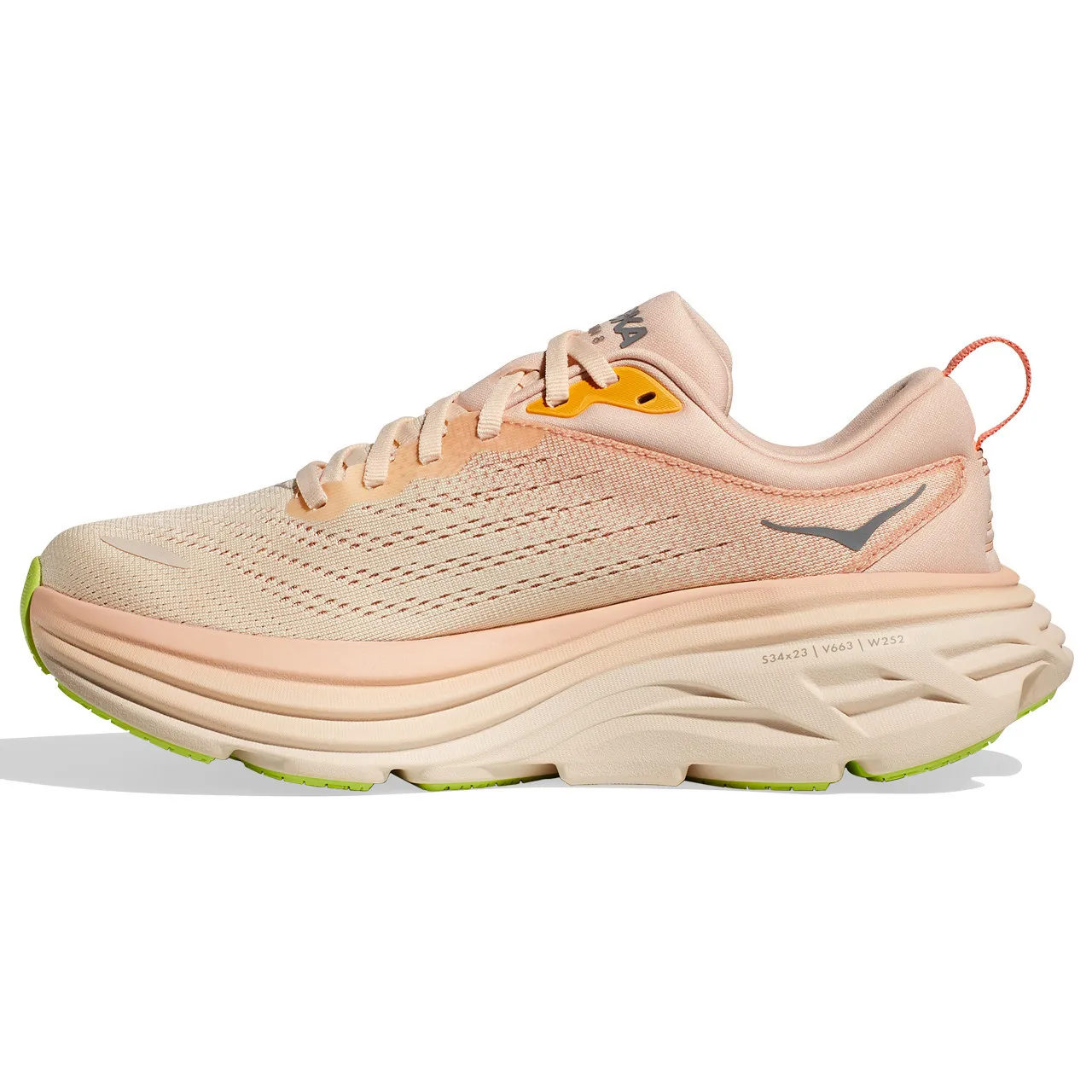 HOKA ONE ONE Women's Bondi 8 - Cream / Vanilla (Wide Width)