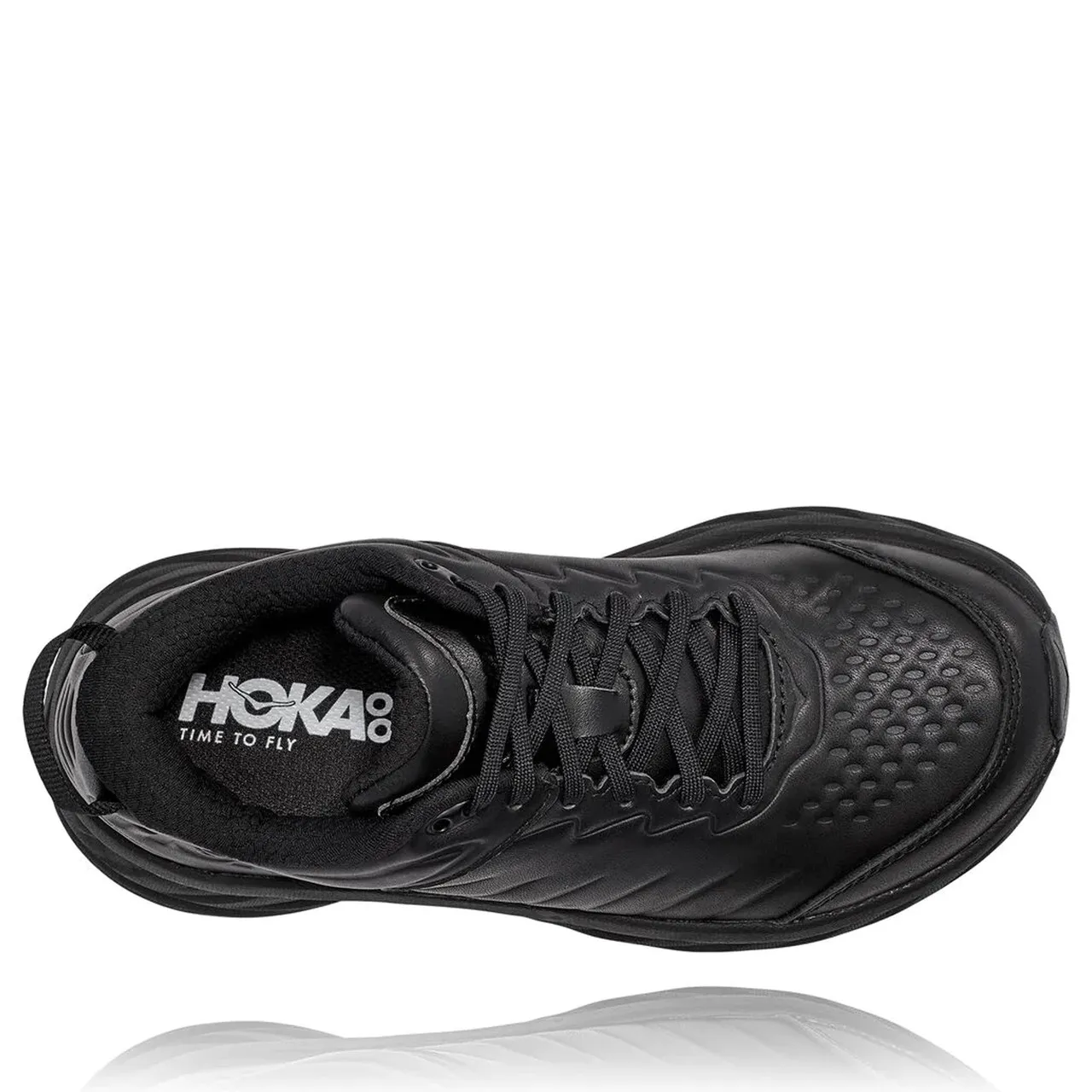 HOKA ONE ONE Women's Bondi Slip Resistant - Black / Black (Wide Width)