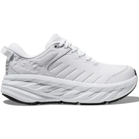 HOKA ONE ONE Women's Bondi Slip Resistant - White (Medium Width)