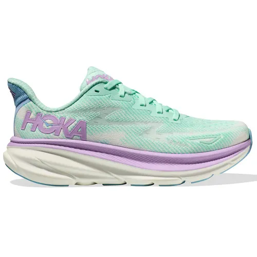 HOKA ONE ONE Women's Clifton 9 - Sunlit Ocean / Lilac Mist (Wide Width)