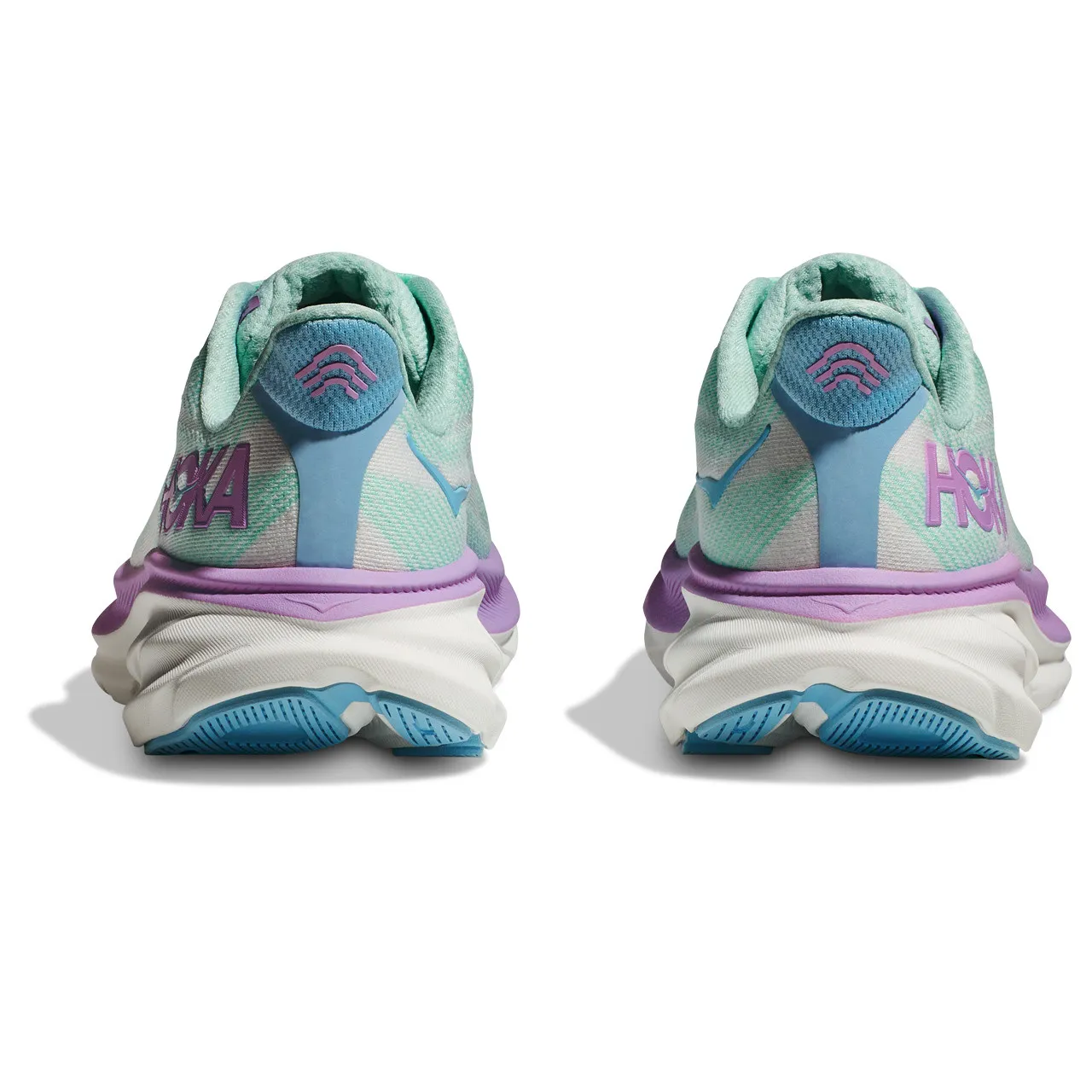 HOKA ONE ONE Women's Clifton 9 - Sunlit Ocean / Lilac Mist (Wide Width)