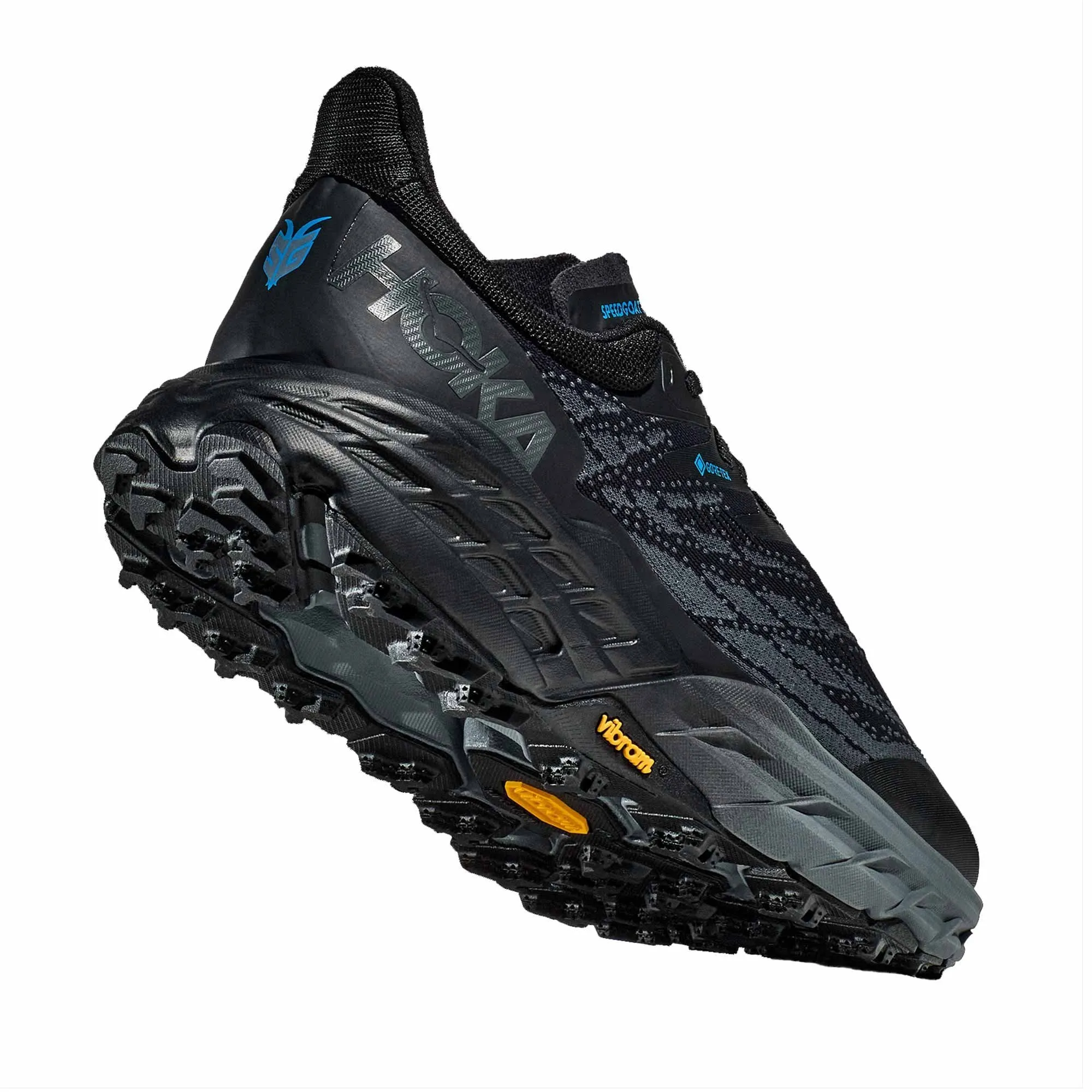 Hoka  Speedgoat 5 Gore-Tex Mens Waterproof Trail Running Shoes Black/Black