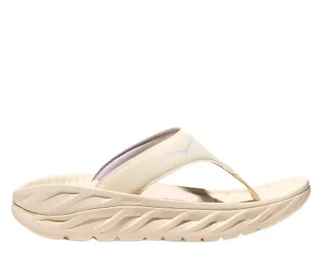 HOKA Women's Ora Recovery Flip Sandal - Vanilla/Lunar Rock