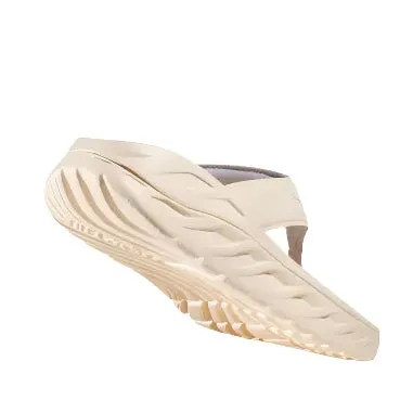 HOKA Women's Ora Recovery Flip Sandal - Vanilla/Lunar Rock