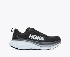 Hoka Womens Bondi 8 - Black and White