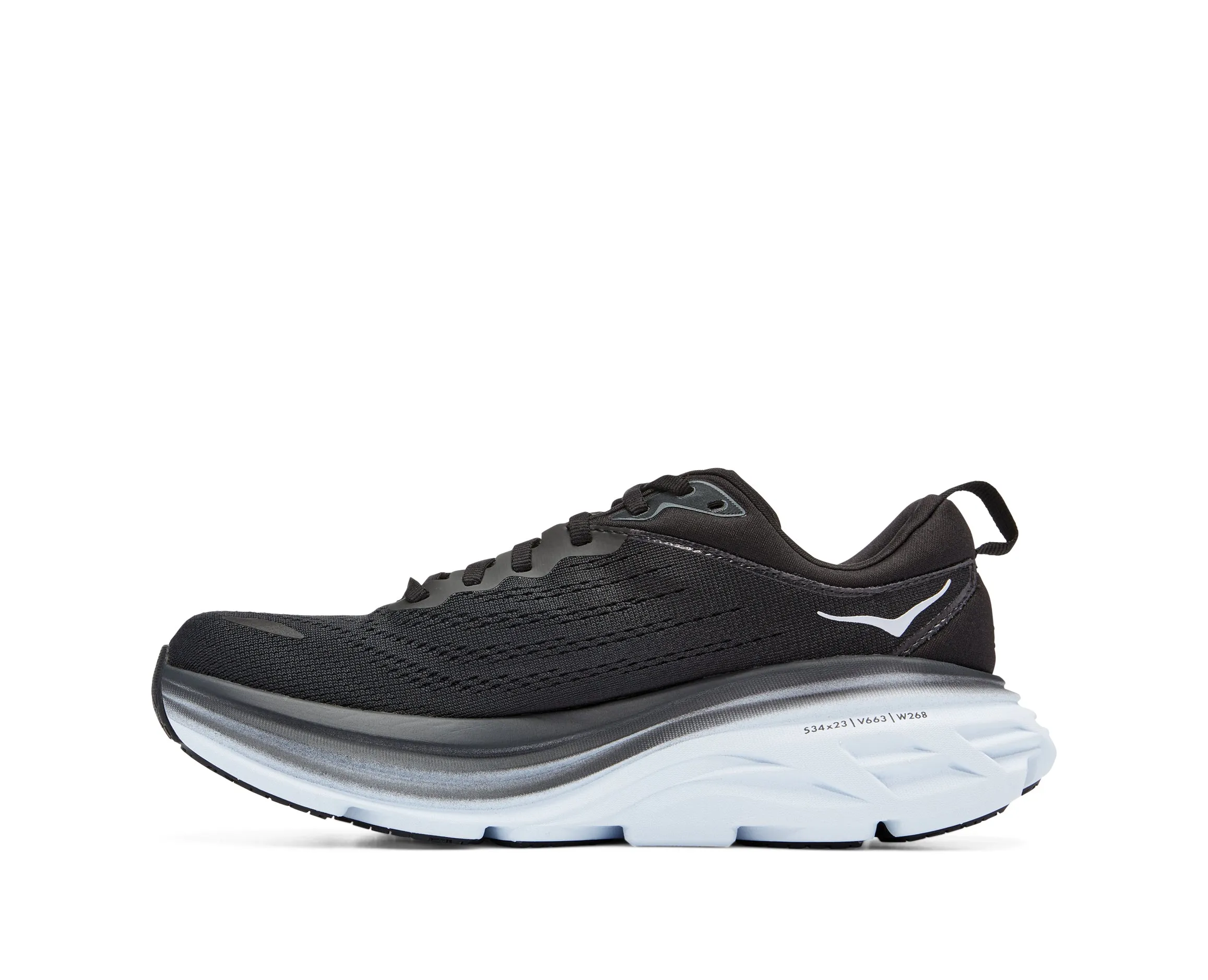 Hoka Women's Bondi 8 Black/White