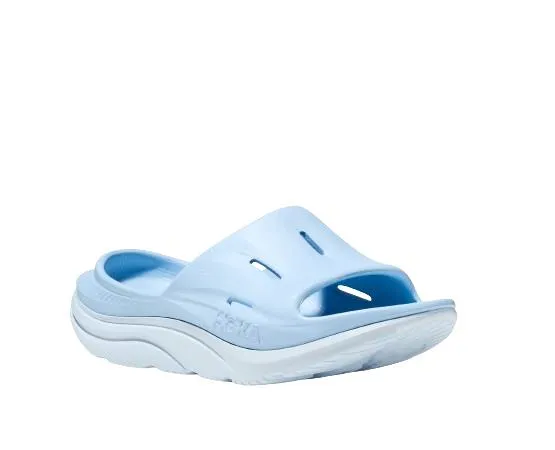 HOKA WOMEN'S UNISEX ORA SLIDE 3 ICE WATER/BLUE