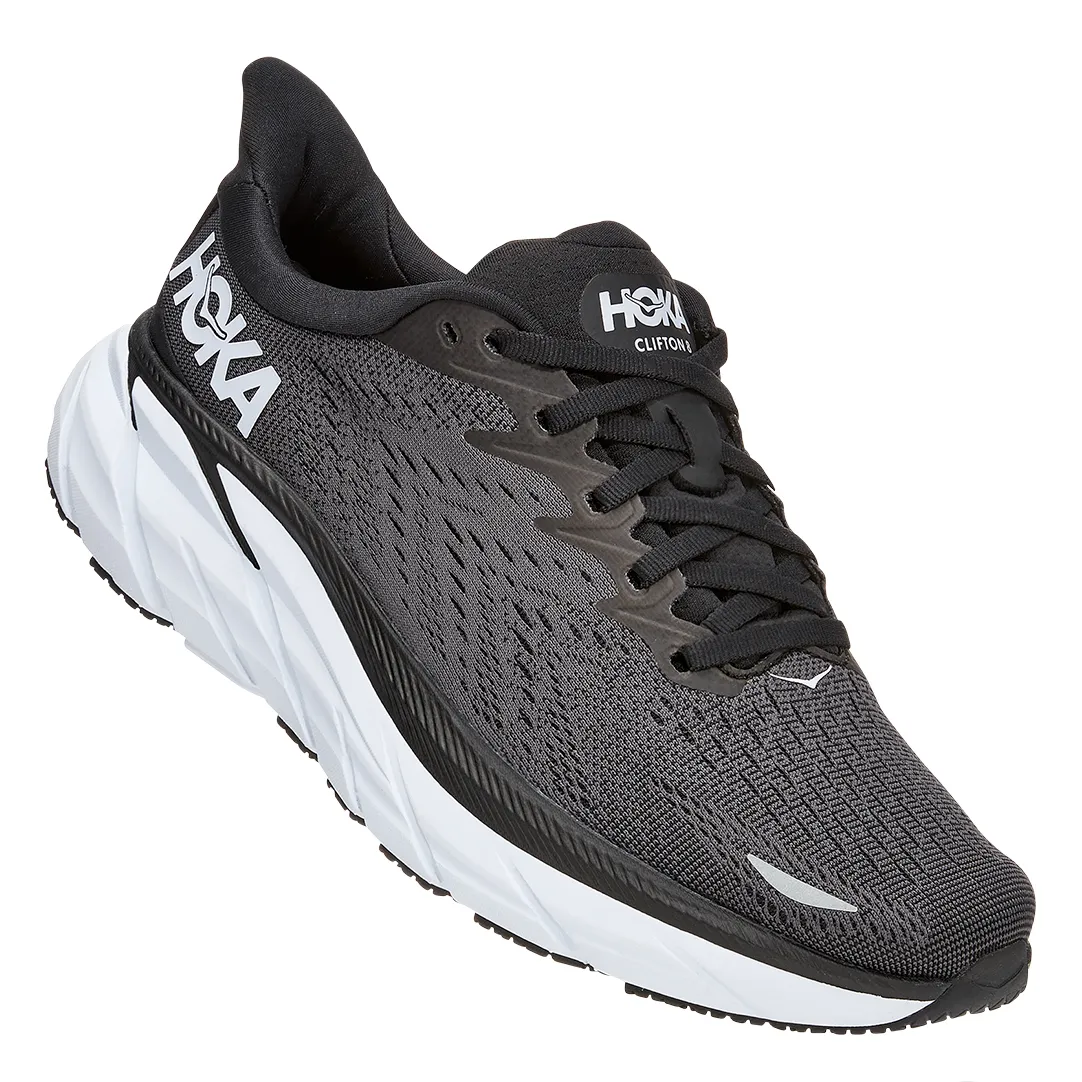 Hoka Women's Clifton 8 Black/White | Buy Hoka Women's Clifton 8 Black/White here | Outnorth