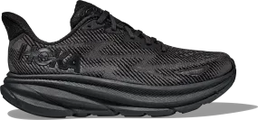 Hoka Women's Clifton 9 Black/Black | Buy Hoka Women's Clifton 9 Black/Black here | Outnorth