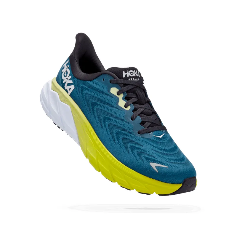 Men’s HOKA Arahi 6 – Blue Graphite/Blue Coral