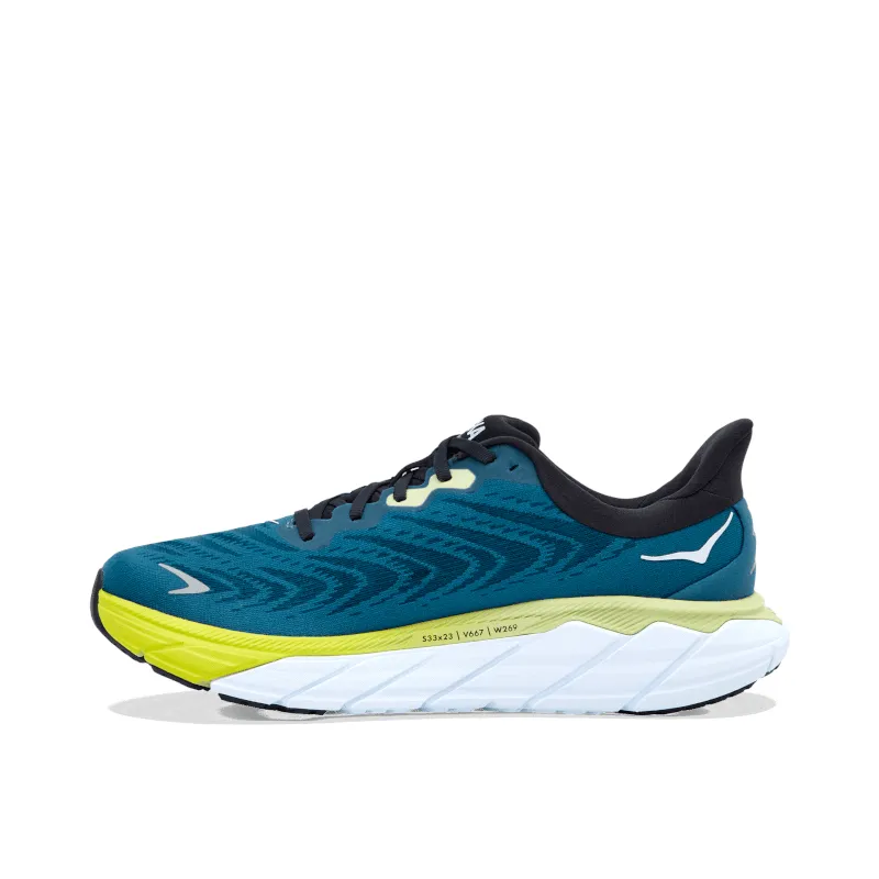 Men’s HOKA Arahi 6 – Blue Graphite/Blue Coral