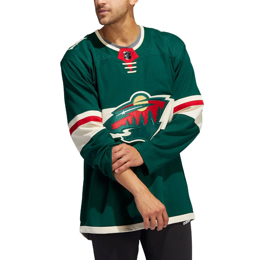 MINNESOTA WILD ADIDAS ADIZERO PRIMEGREEN AUTHENTIC GREEN HOME JERSEY