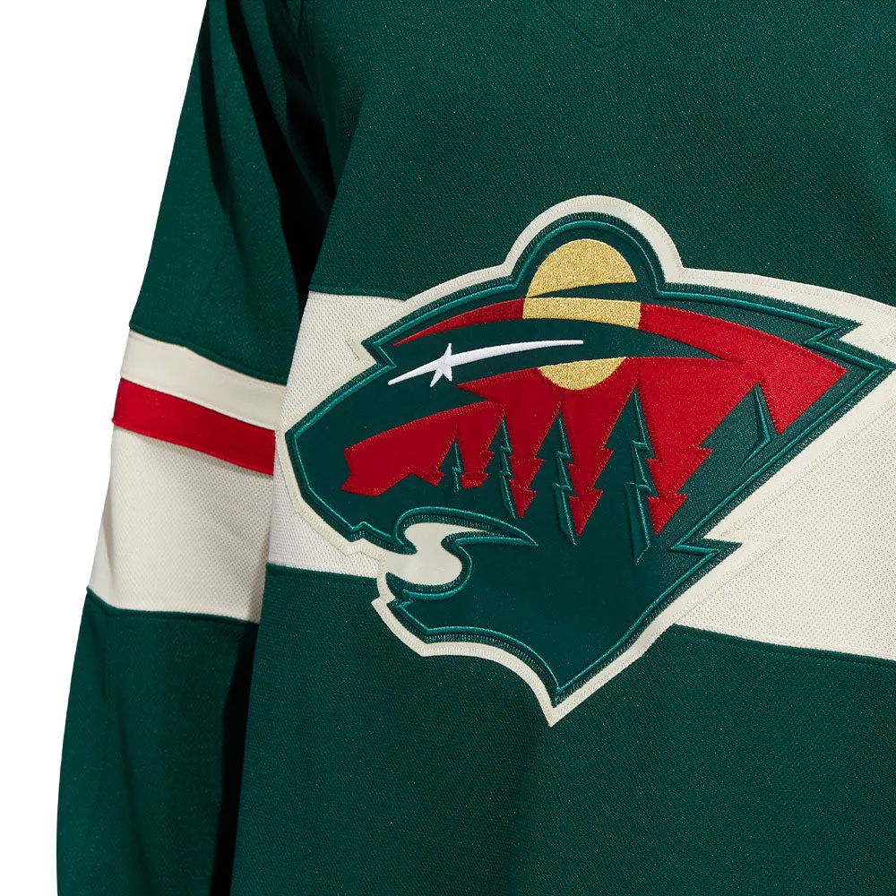 MINNESOTA WILD ADIDAS ADIZERO PRIMEGREEN AUTHENTIC GREEN HOME JERSEY