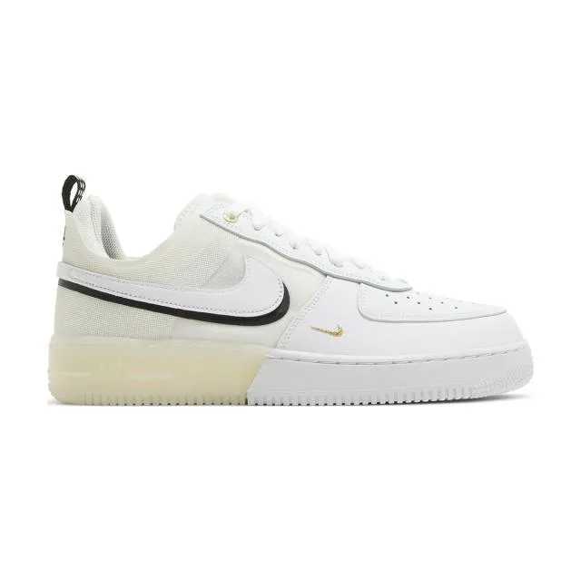 Nike air force 1 react (40th anniversary/ white/ sail/ black/ white) men us 8-13 dq7669-100