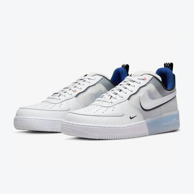 Nike air force 1 react (white light photo blue/ white/ white/ light photo blue) men us 8-13 dh7615-1