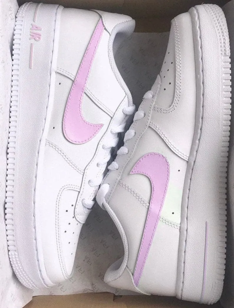 Nike Air Force 1 X Pink Tick Design air