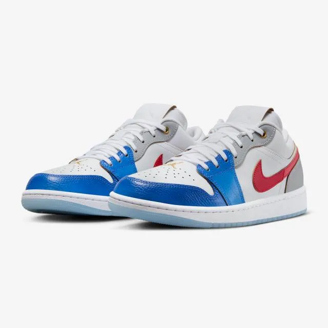 Nike air jordan 1 low se (philippines/ white/ game royal/ ice blue/ university red) men us 8-13 fn89