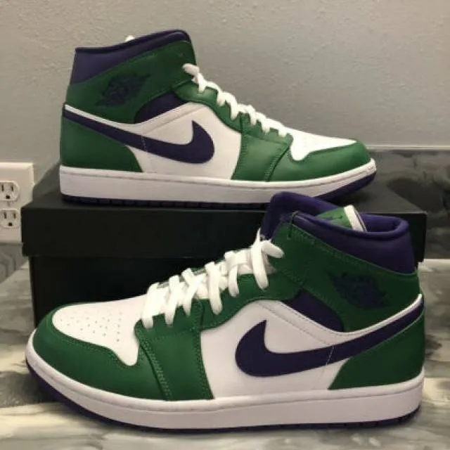 Nike air jordan 1 mid incredible hulk