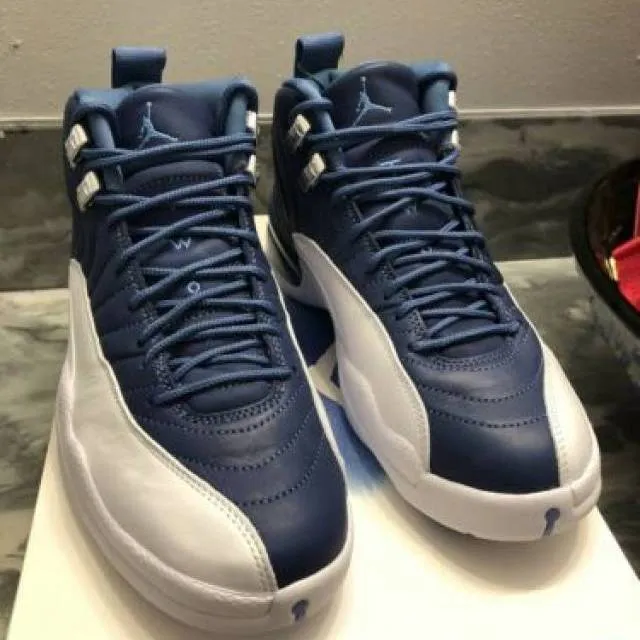 Nike air jordan 12 retro indigo stone blue men’s 7.5