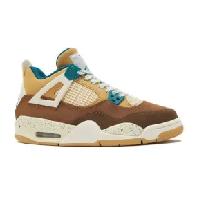 Nike air jordan 4 retro gs (cacao wow/ brown/ cacao wow/ geode teal/ ale brown/ twine/ sail/ luminou