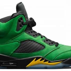 Nike air jordan 5 retro apple green ck6631-307