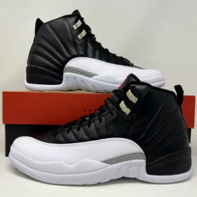 Nike Air Jordan Retro XII 12 Playoffs 2022 Black White M...