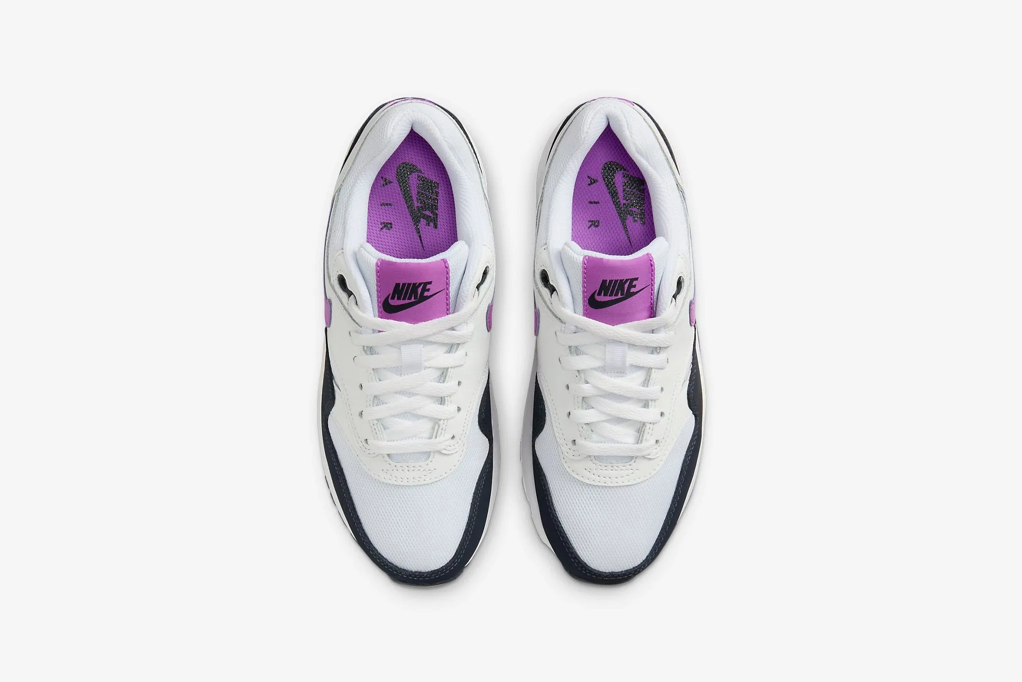 Nike Air Max 1 BG GS - White / Fuchsia Dream