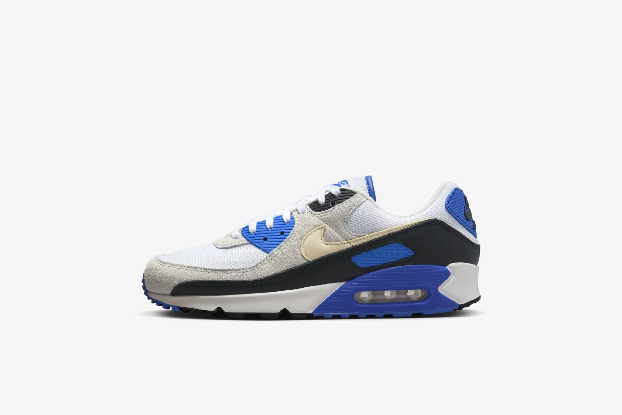 Nike Air Max 90 PRM M - White / Khaki-Racer Blue-Black