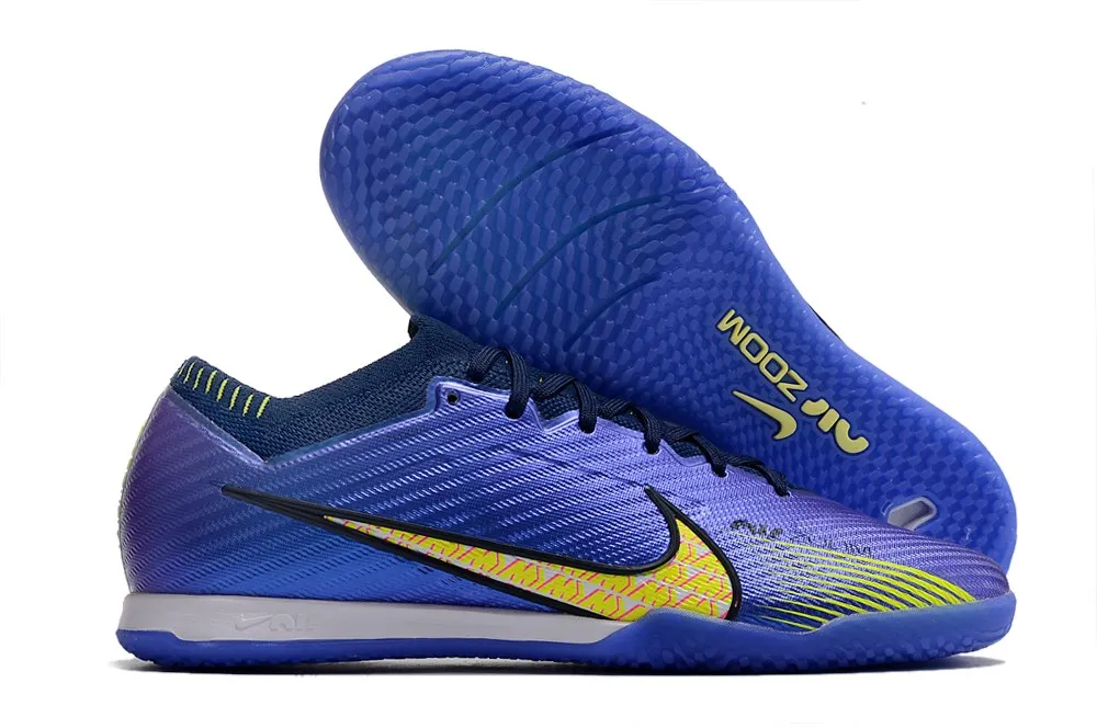 Nike Air Zoom Mercurial Vapor 15 Elite Indoor - Purple Blue/Black/Yellow