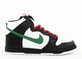 Nike Dunk High White Green Black