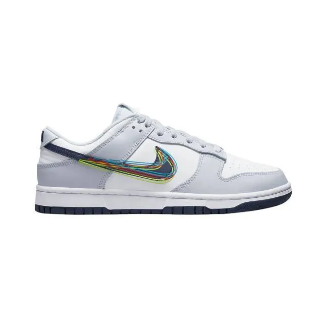 Nike Dunk Low (3D Swoosh/ White/ Grey/ Navy/ Multicolor)...