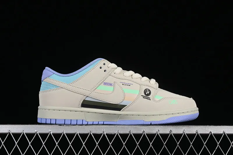 Nike SB Dunk Low Grey Green Blue Purple MU0232-363