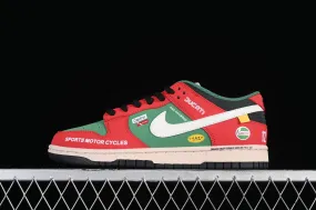 Nike SB Dunk Low Red Green Black Off White MU0232-361