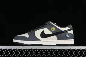 Nike SB Dunk Low Smile Dark Grey Black Off White Yellow BB1609-116