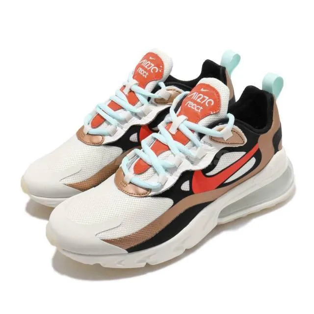 Nike wmns air max 270 react sail black red bronze