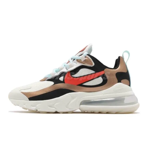 Nike wmns air max 270 react sail black red bronze