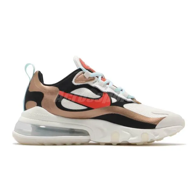 Nike wmns air max 270 react sail black red bronze