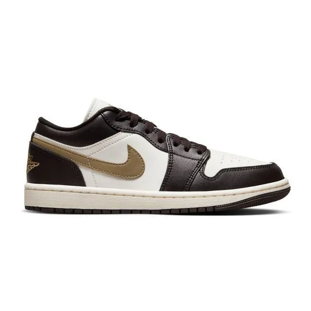 Nike women's air jordan 1 low (shadow brown/ shadow brown/ brown kelp/ sail) sizes 6-10 dc0774-200