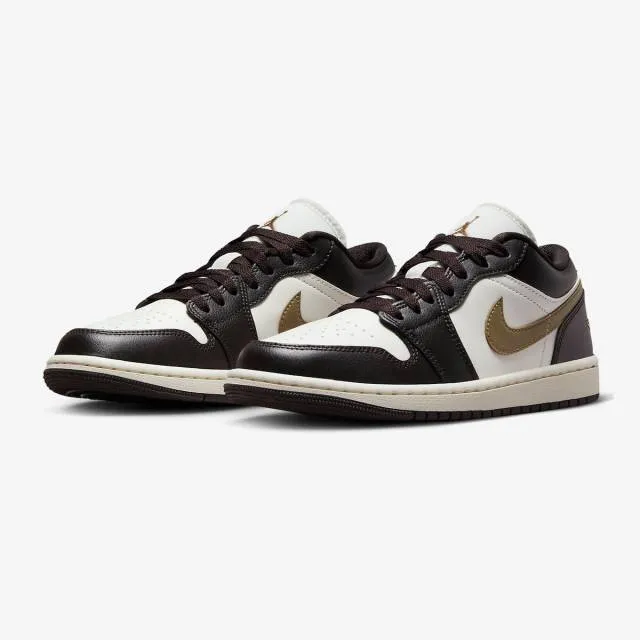 Nike women's air jordan 1 low (shadow brown/ shadow brown/ brown kelp/ sail) sizes 6-10 dc0774-200