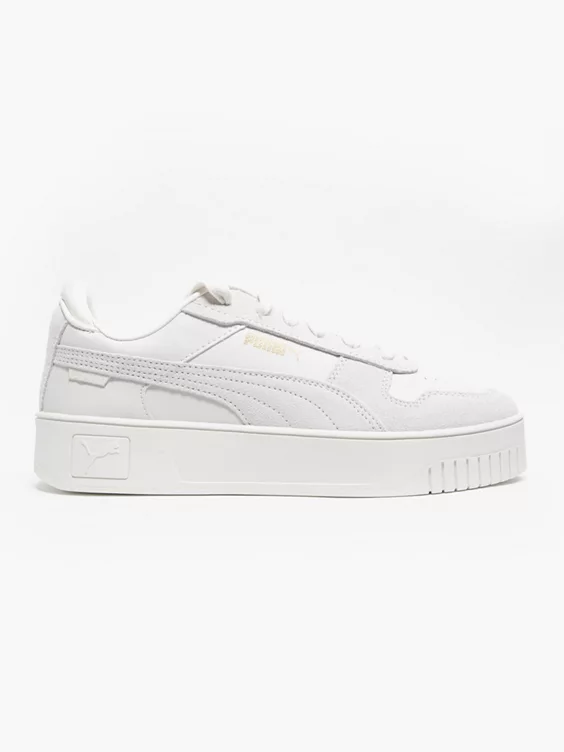 Puma  Carina Street Suede Grey/Gold Trainers