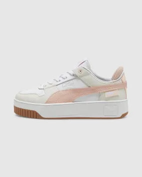 Puma Carina Street VTG Sneakers in White/Rose Quartz