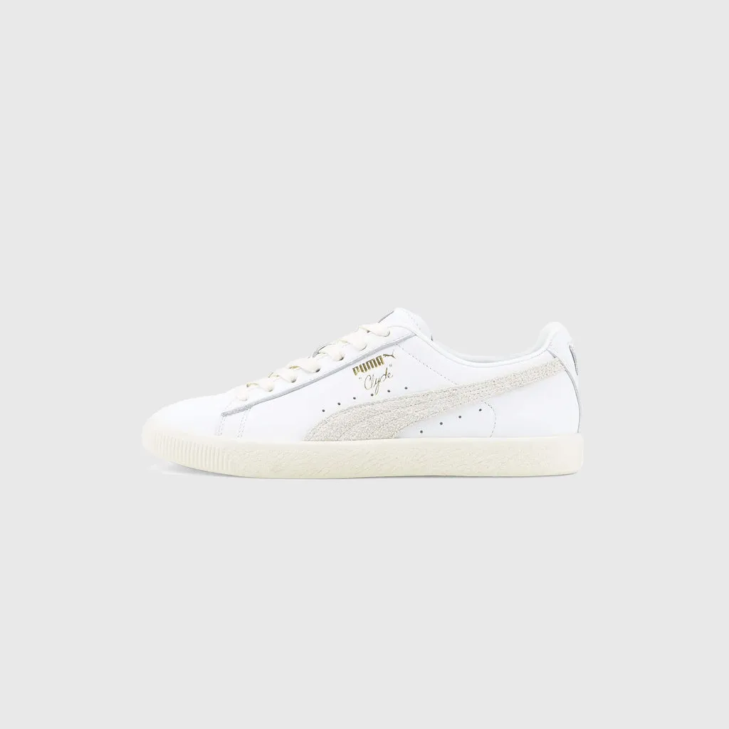 Puma Clyde Base - Puma White / Frosted Ivory