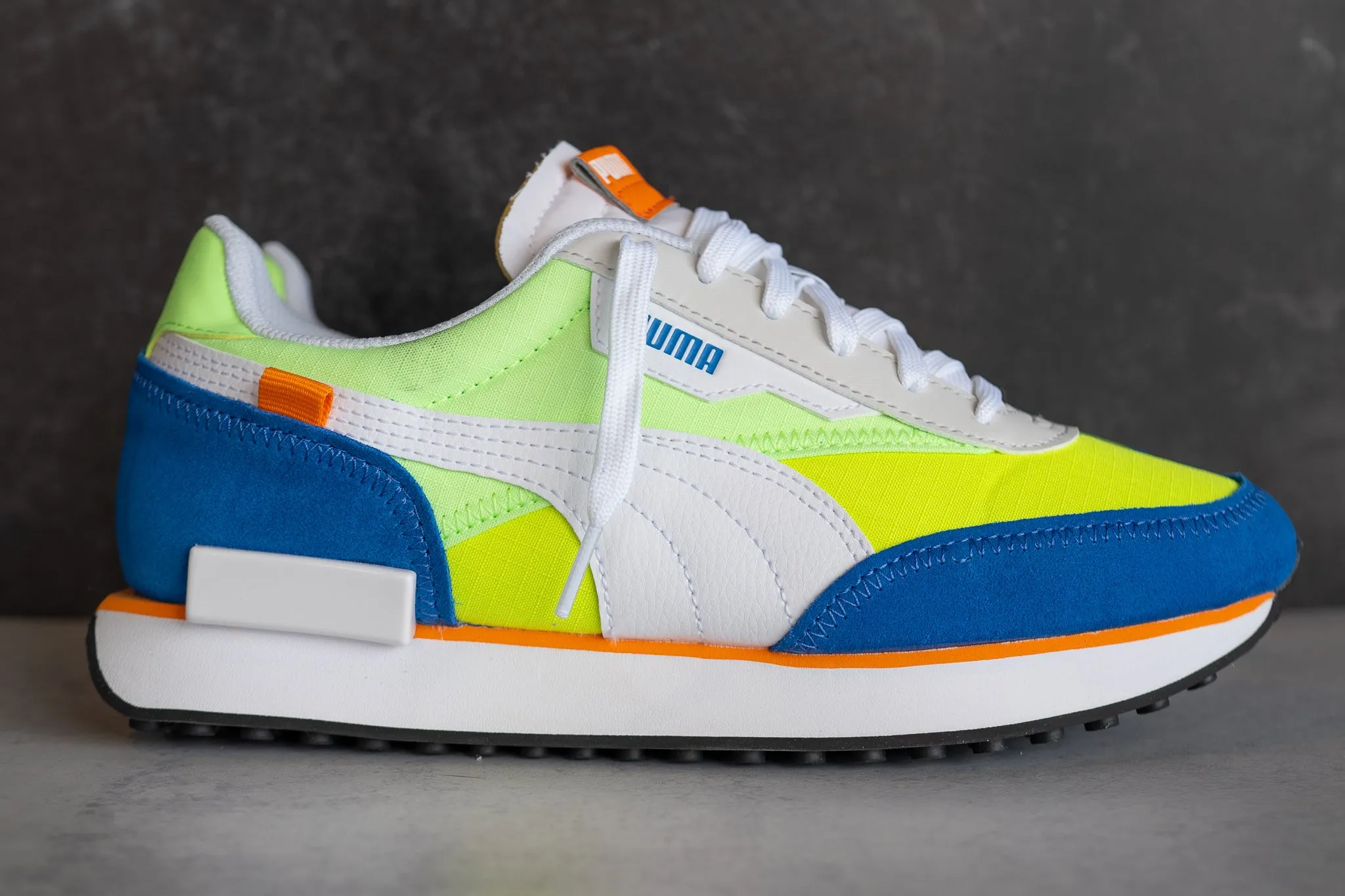 Puma Future Rider Play On (Puma White/Fizzy Lime)