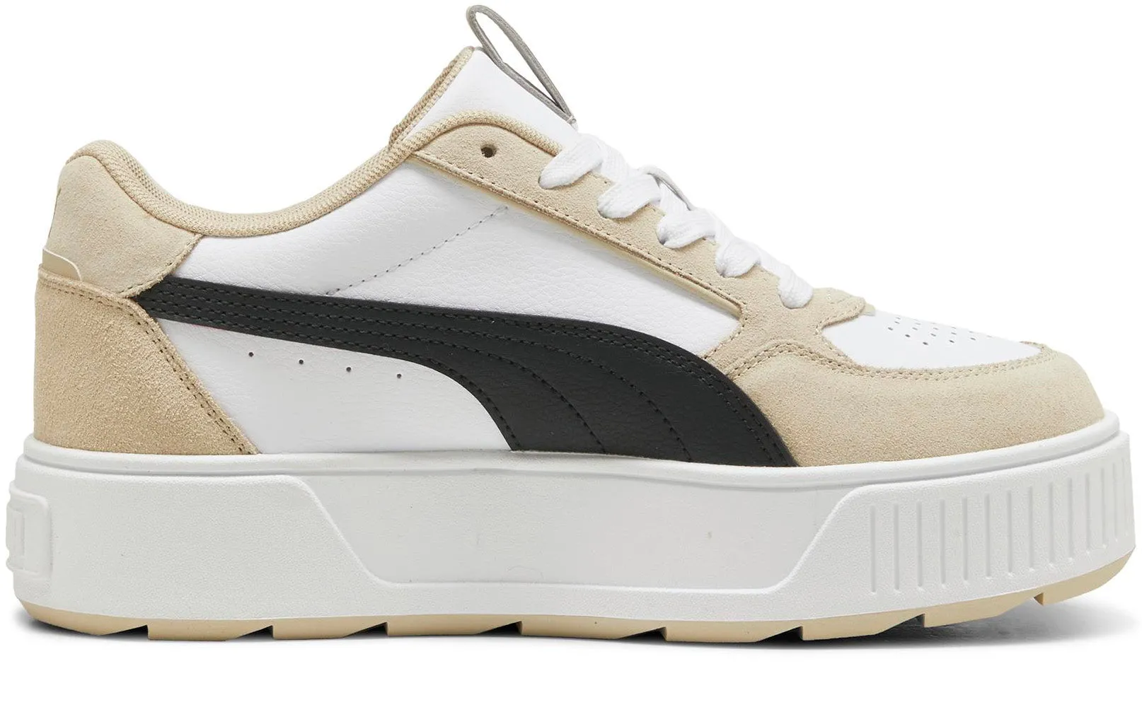 Puma Karmen Rebelle Suede White/Black/Putty