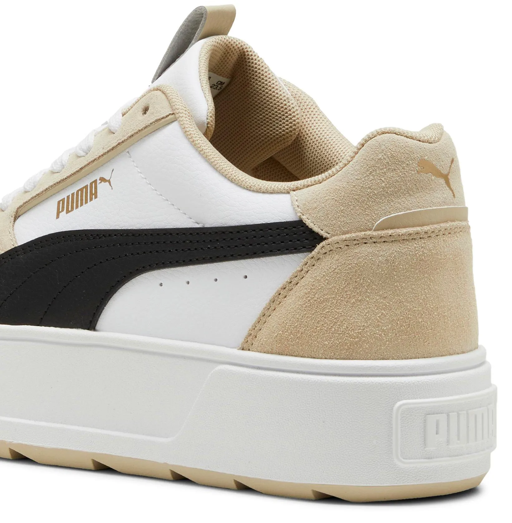 Puma Karmen Rebelle Suede White/Black/Putty