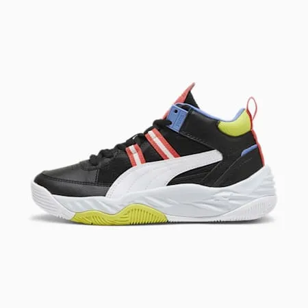 PUMA Rebound Future NextGen Sneakers - Youth 8-16 years | PUMA Black-Dewdrop-Active Red | PUMA Basketball | PUMA 