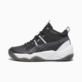 PUMA Rebound Future NextGen Sneakers - Youth 8-16 years | PUMA Black-PUMA White-Shadow Gray | PUMA Basketball | PUMA 