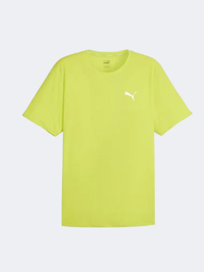 Puma Run Favorite Velocity Men Running T-Shirt Lime Pow