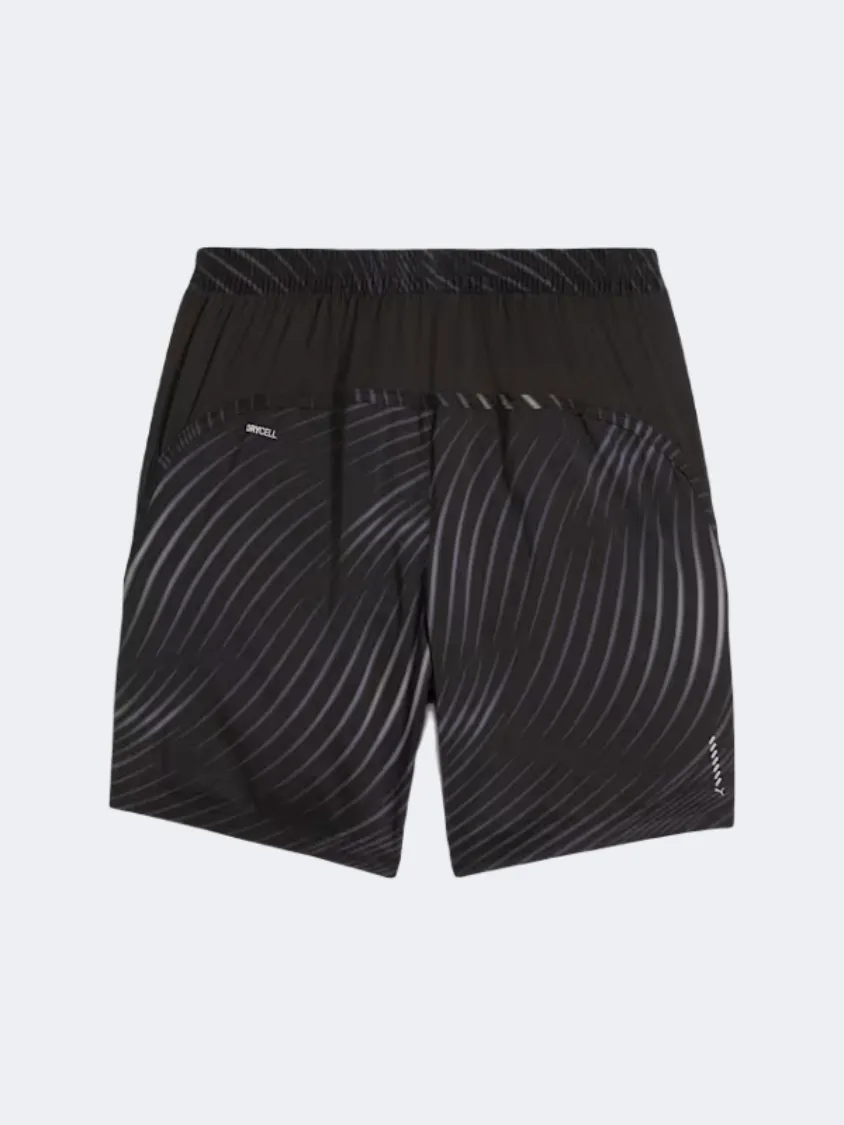 Puma Run Favorites Velocity Men Running Short Black Aop